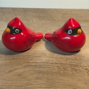 Red Cardinal Salt and Pepper Shakers